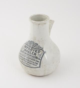 Earthenware inhaler, invented by Dr. Nelson in 1865 | Science Museum ...