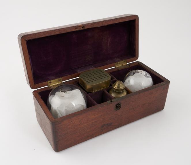 Cupping set with scarificator, 6 cupping glasses