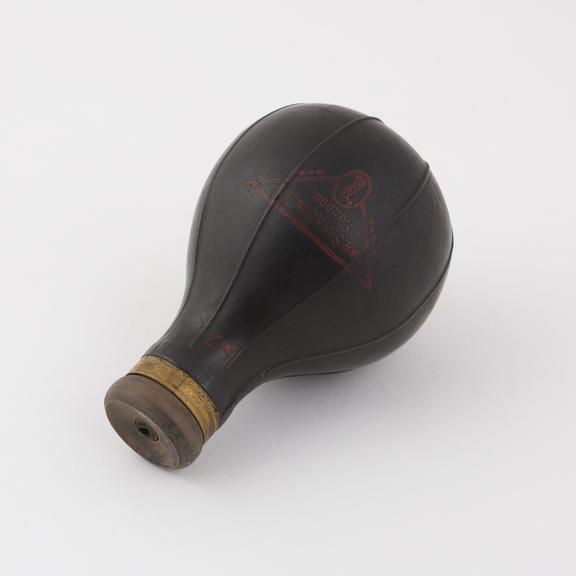 Rubber bulb from enema syringe, by Maw, Son and Sons Ltd