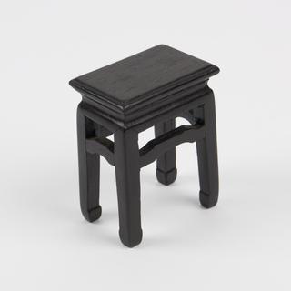 Black stool for model of Chinese pharmacy