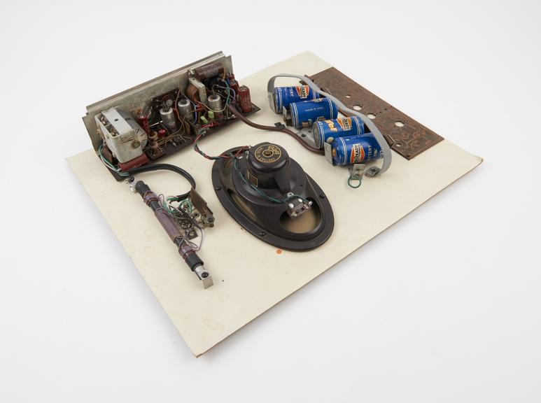 Chassis and components for Pam 710 receiver by Pye Ltd