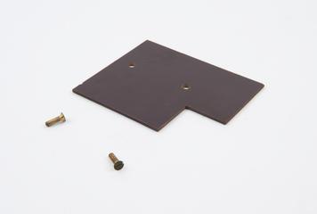 Bakelite panel from Sargrove sprayed-circuit radio receiver experiment, 1936-1937