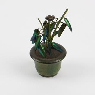 Flowerpot for model of Chinese pharmacy