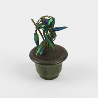 Flowerpot for model of Chinese pharmacy