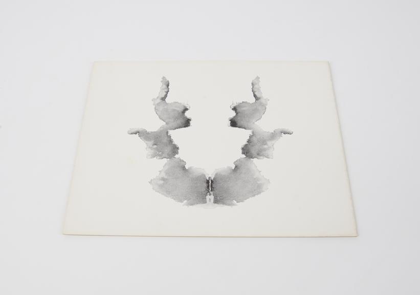 Card VII Rorschach inkblot test card printed by Hans Huber