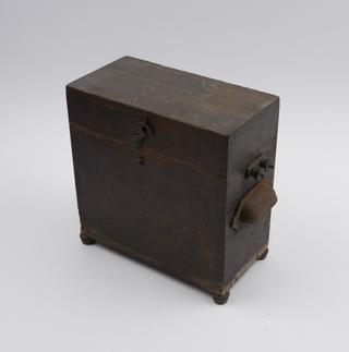 British Post Office wooden battery box