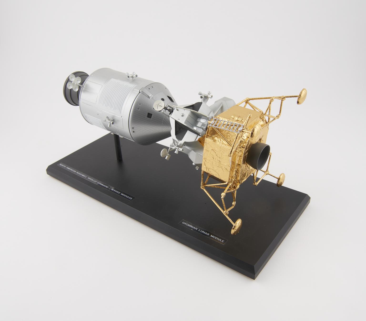 Scale model of Apollo lunar excursion module, 1:48