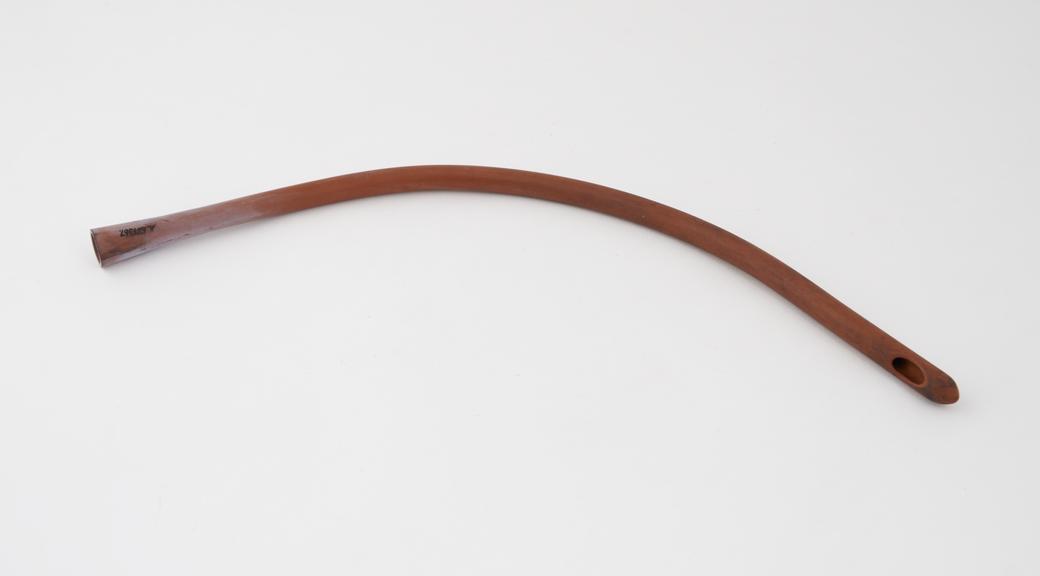 Rubber catheter, Jaques' pattern, possibly an oesophageal tube