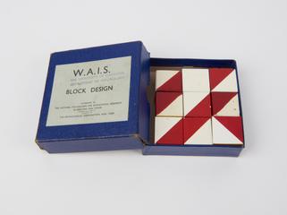 Block Design for use in the Wechsler Adult Intelligence Test