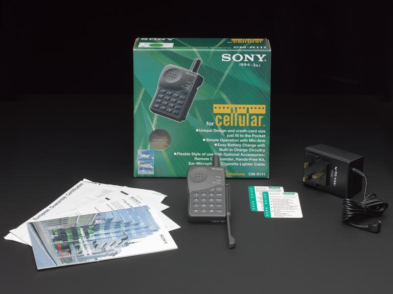 Sony CM-R111 personal mobile cellnet telephone, 1994 | Science