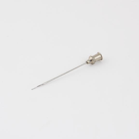 Hypodermic needle, push fit, nickel plated brass mount