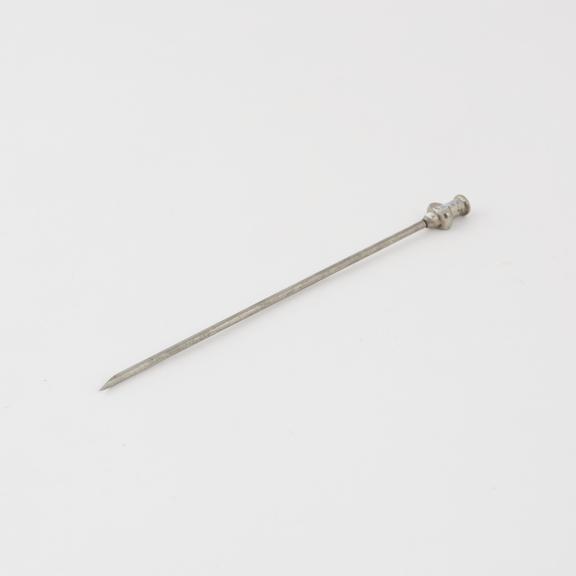 Large intravenous needle, nickel plated metal