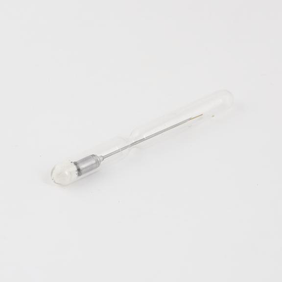 Hypodermic needle, in sealed glass tube, probably English