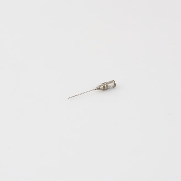 Hypodermic needle, push fit nickel-plated brass mount