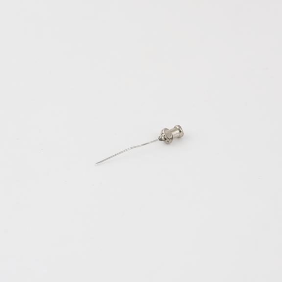 Hypodermic needle, Record type, nickel-plated mount