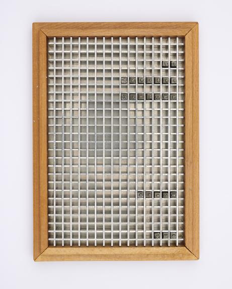 0.2 inch composition punches for Baskerville (typeface series