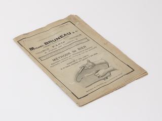 Advertisement booklet for M. Bruneau's therapeutic apparatus all based on the Bier method