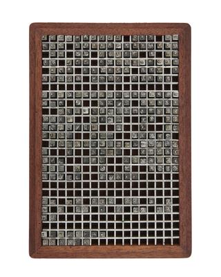 0.2 inch composition punches for Old Style Bold (No.1) (typeface series number: 53)