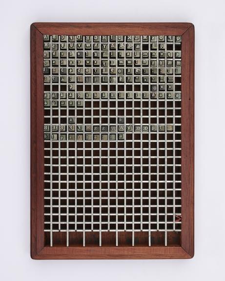 0.2 inch composition punches for Latin Antique (typeface series