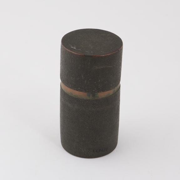 Hand warmer, copper, cylindrical, European, 1870-1935