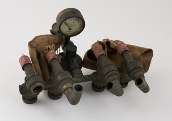 Part of a four man rescusitor with miscellaneous fittings