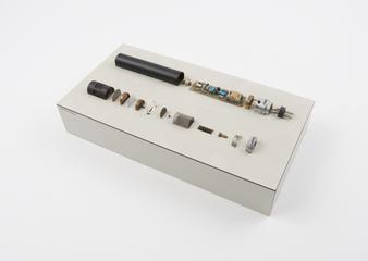 Set of capsule and amplifier components, c. 1980