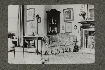 Drawing Room at The Manor House, Shipton Bellinger, Hants. Jan 1915