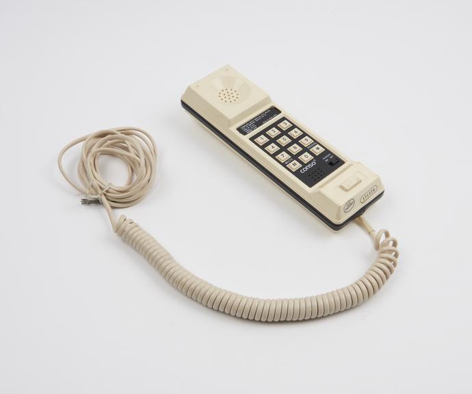 Telephone handset model 'Conso Convi-phone 318' made by