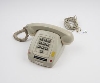 Telephone handset model 'BT1-39-268' made by Autophon