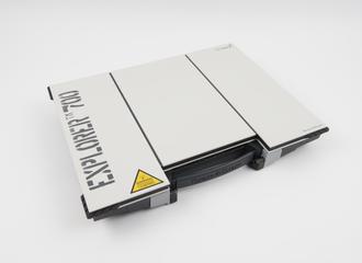 model of portable satellite telephone router used while making the first video call from Everest, 2013