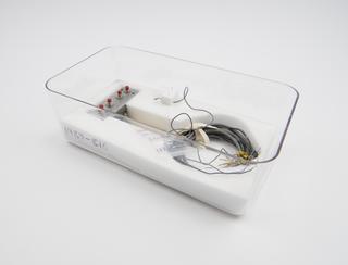 Connecting leads from telephone exchange for use by blind operators, 1977