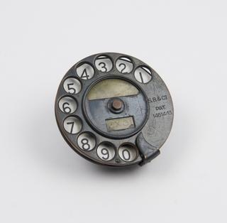 Siemens finger dial switch for automatic telephone