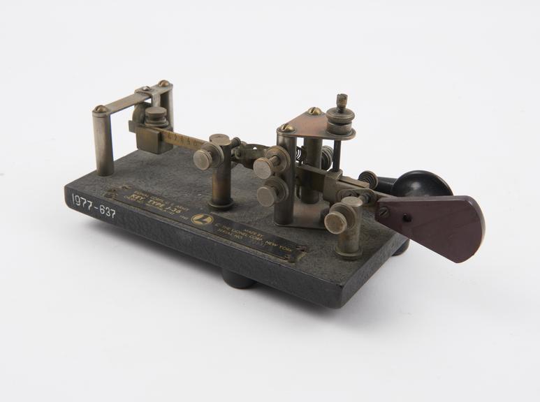 Semi-automatic Morse key, vibroplex type, (U.S