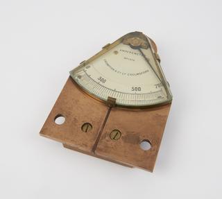 Crompton moving-iron single turn type ammeter