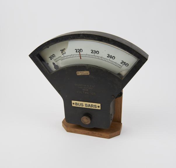 voltmeter no. 11334 - 200-250v., by Crompton & Co. Ltd