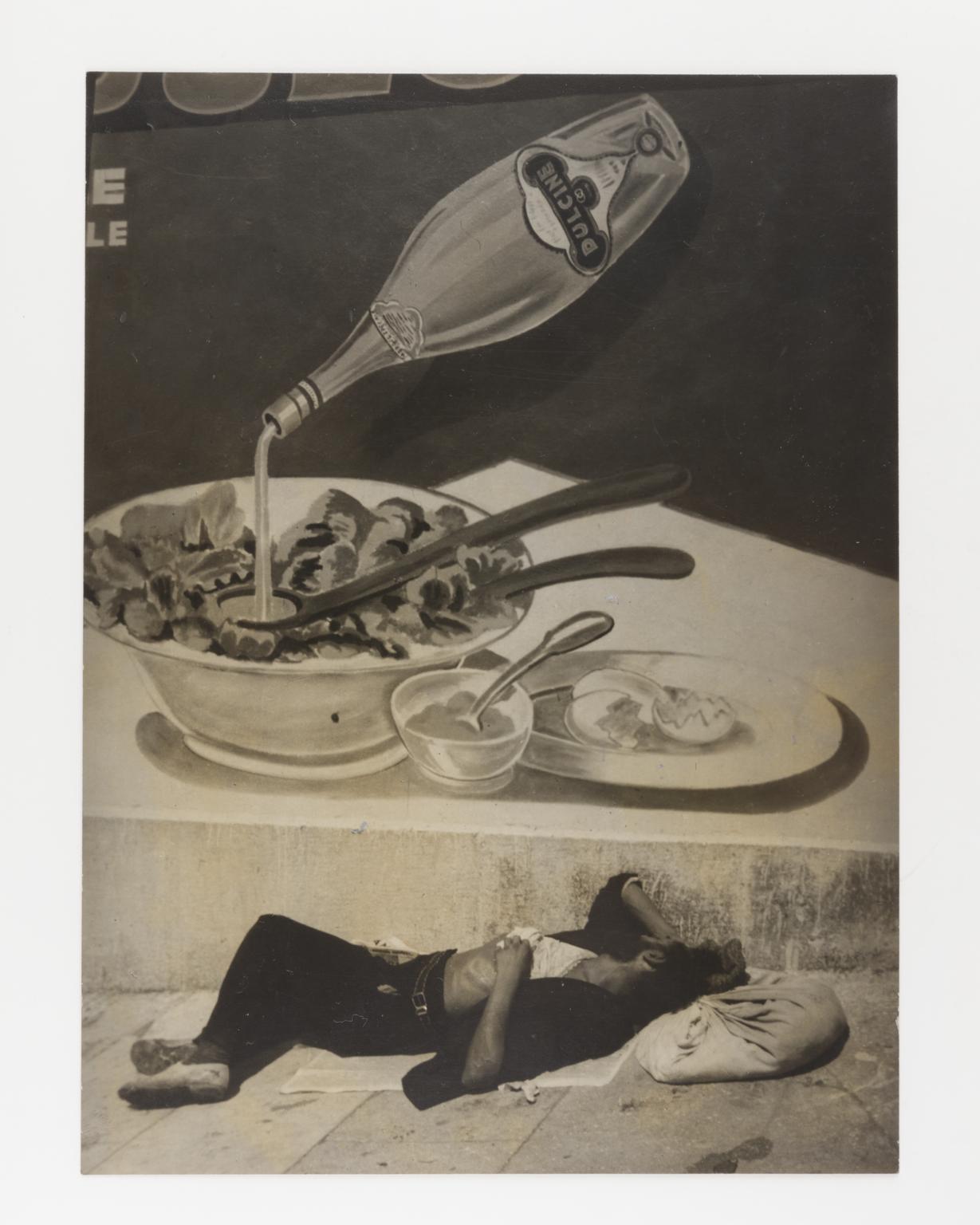 Sleeping tramp in Marseille | Science Museum Group Collection