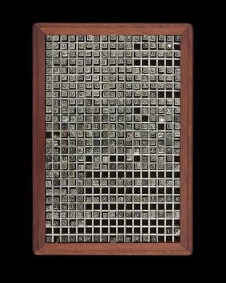 0.2 inch composition punches for Scotch Roman (No.1) (typeface series number: 46)
