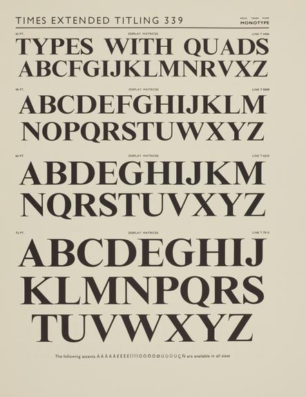 Specimen sheet for Times Four-line Mathematics (series number: 569)