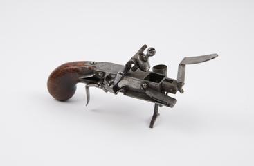 Tinder-pistol (length 7 ins) of iron