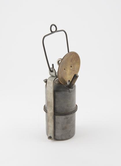 Coal miner's acetaline safety lamp