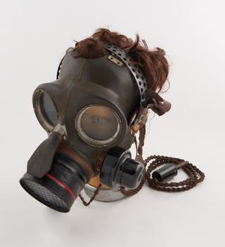 Gas mask made by Siebe Gorman & Co. Ltd