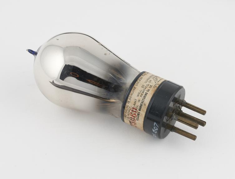 Fellows thermionic triode valve