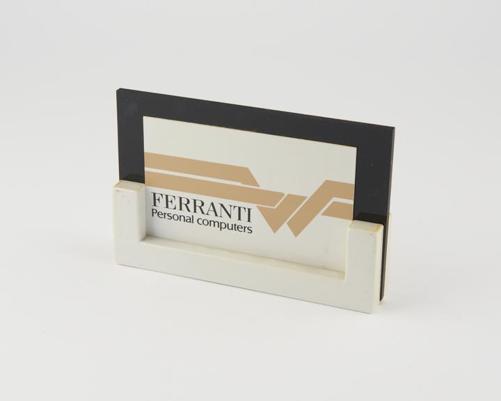 Ferranti Table Display Sign