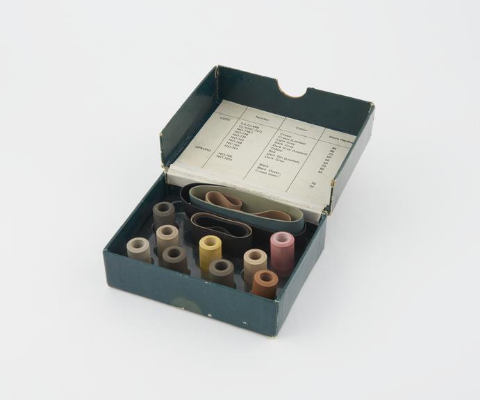 Box of roller covering samples