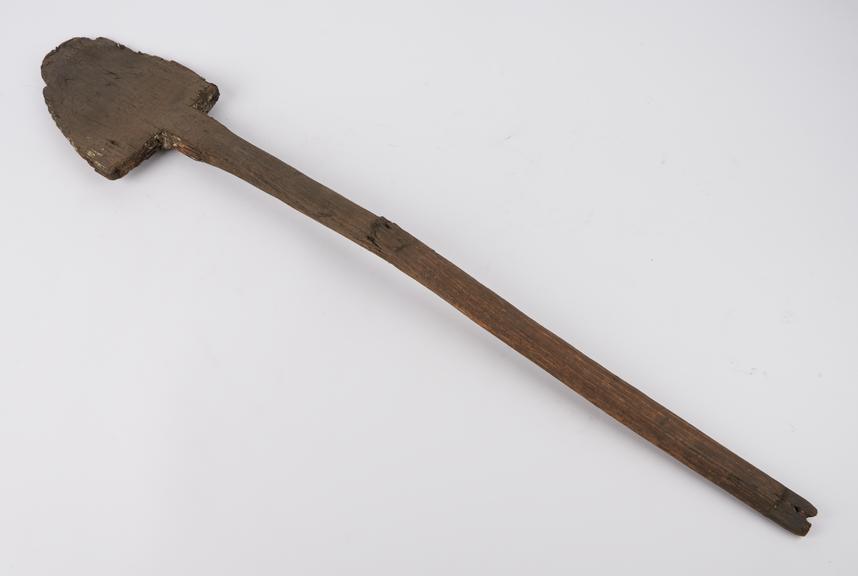 Wooden spade, eighteenth centu