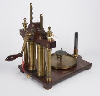 Double rack type vacuum pump by a London workshop