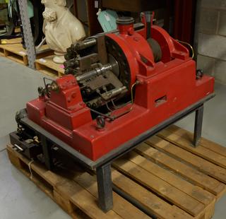Power station boiler feed pump with cut-away sections