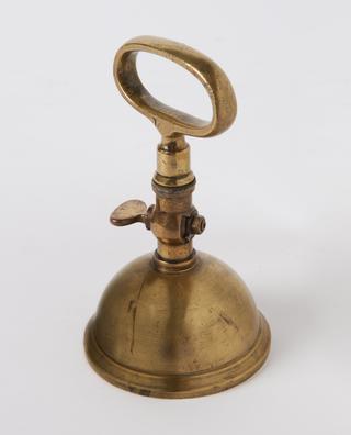 Magdeburg hemisphere of a vacuum pump