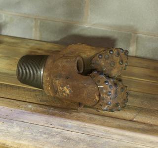 Gas exploration drill bit.