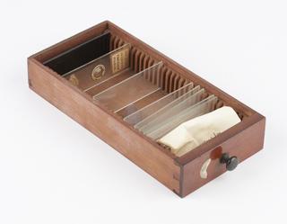 Drawer of glass slides